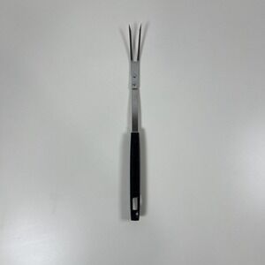 Androck - Vintage Stainless Steel USA  Serving Utensil Meat Fork‎ 12" Black